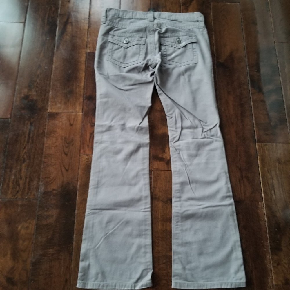 LONDONJEAN Victoria's Secret Soft Washed Slate Grey Slightly Distressed Pant